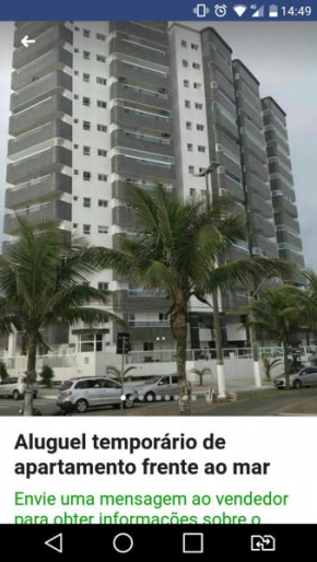 APARTAMENTO TOTALMENTE DE FRENTE AO MAR EM PRAIA GRANDE SP